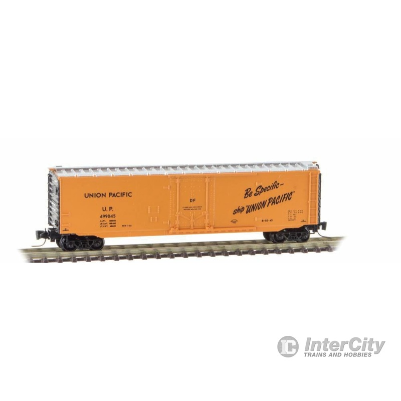 Micro Trains Z 50700631 60' Bulkhead Flatcar w/Load - Ready to Run -- TTX #804605 (yellow, black)