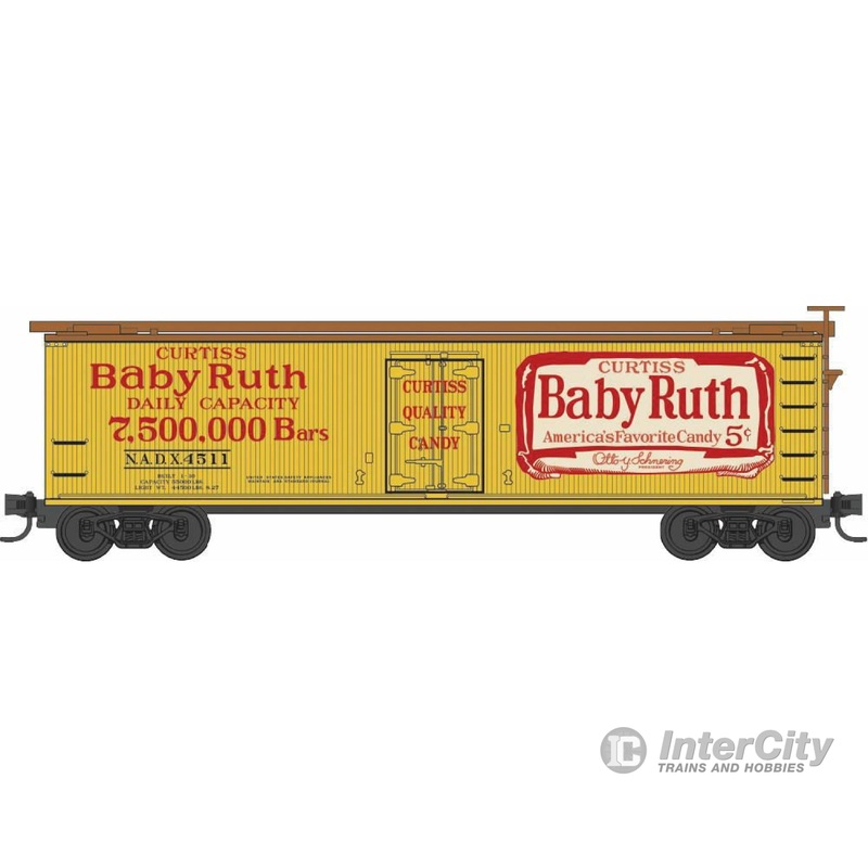 Micro Trains Z 51800380 40' Wood-Sheathed Ice Reefer - Ready to Run -- Baby Ruth Series 4