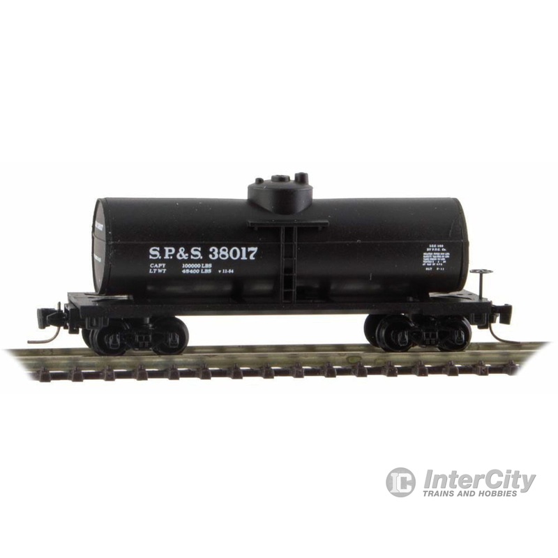 Micro Trains Z 53000452 40' Single-Dome Tank Car - Ready to Run -- Spokane, Portland & Seattle #38024 (black)