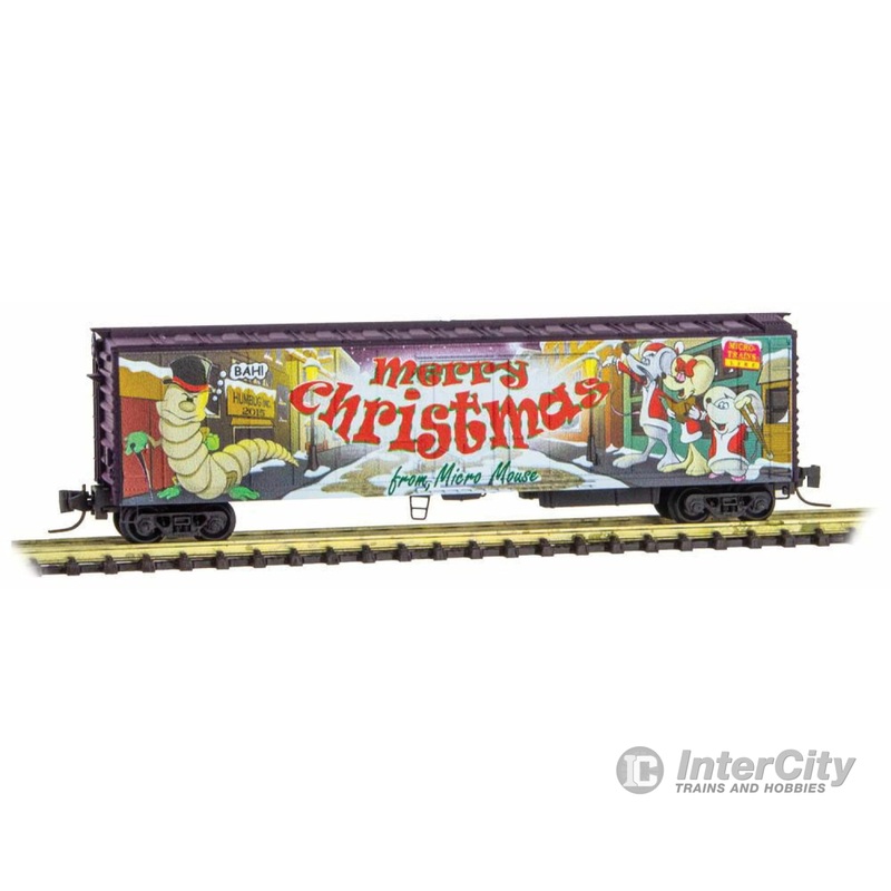 Micro Trains Z 54800070 51' Riveted-Side Mechanical Reefer - Ready to Run -- 2015 Micro Mouse Christmas Car