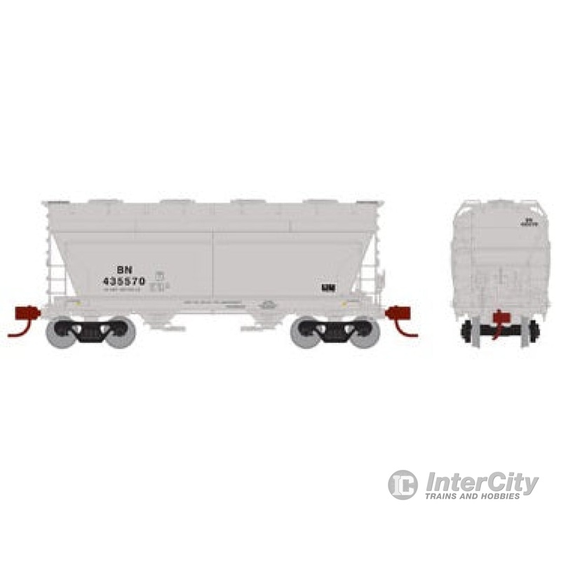 Athearn ATH12481 N ACF 2970 Cu Ft 2 Bay Center Flow Hopper Burlington Northern BN 435570