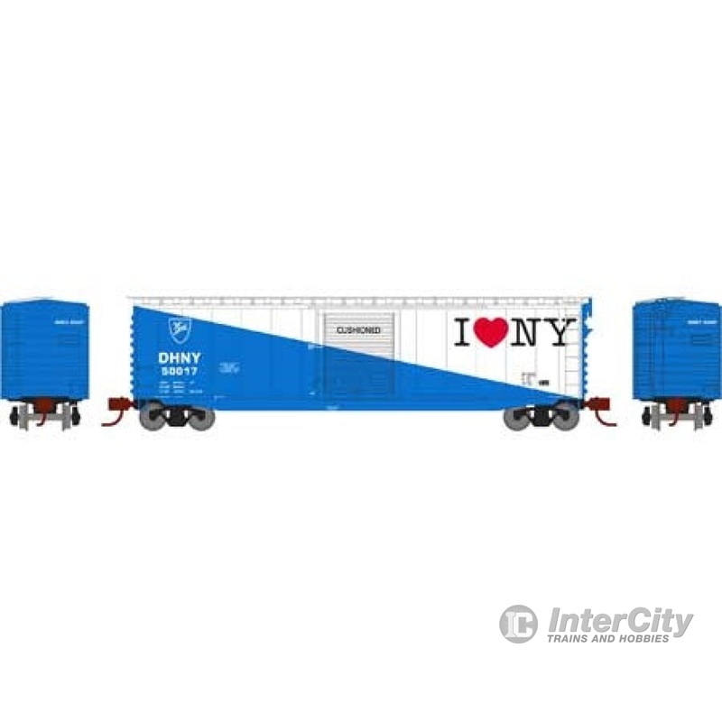 Athearn ATH2362 N 50' PS-1 Box Car N 50' PS-1 Single Door Box, D&H 'I Love New York' D&H 50017