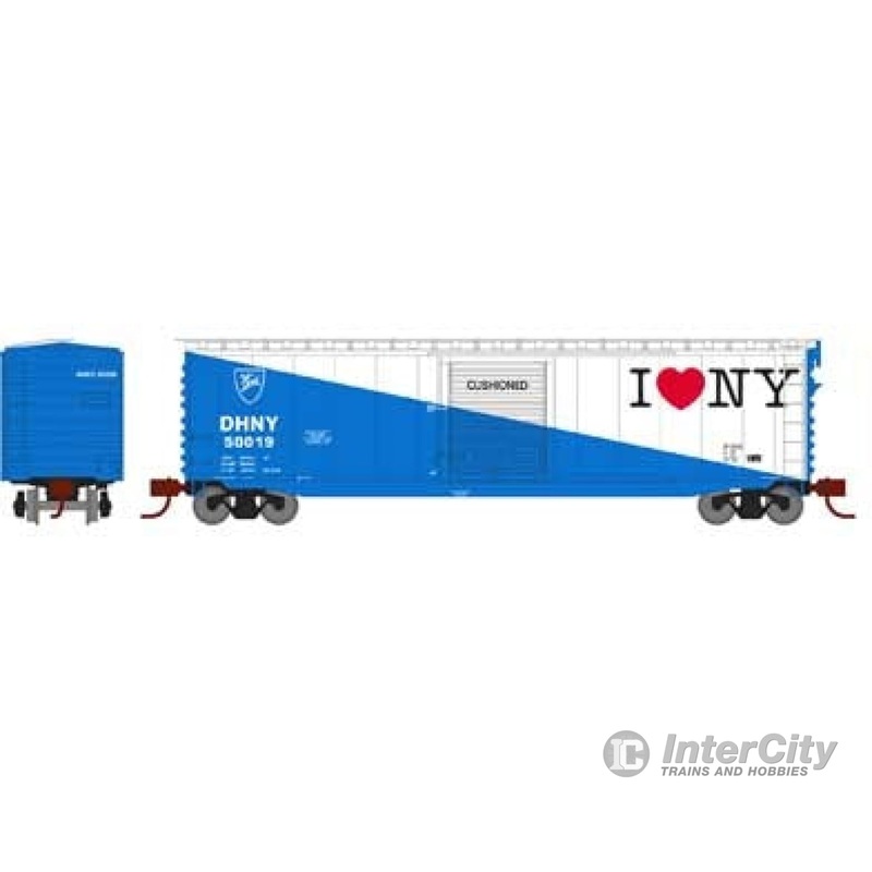 Athearn ATH2363 N 50' PS-1 Box Car N 50' PS-1 Single Door Box, D&H 'I Love New York' D&H 50019