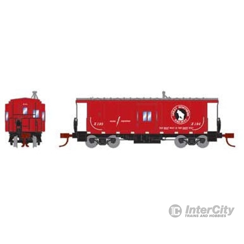 Athearn ATH26714 N Bay WIndow Caboose GN Bay Window X185