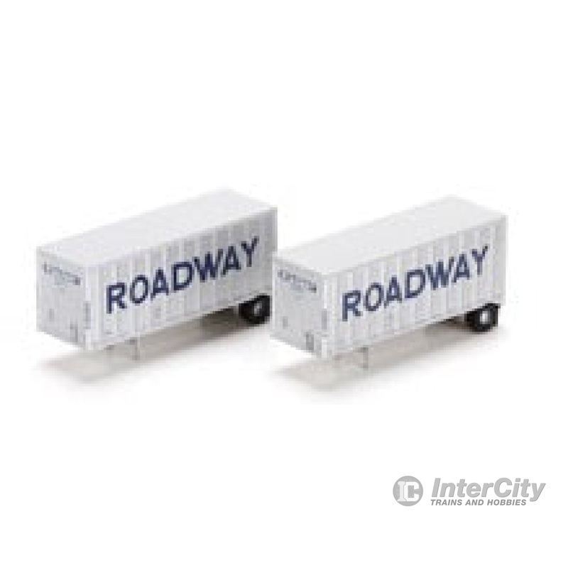 Athearn ATH28302 N Vehicle Kits 28' Trailers Roadway