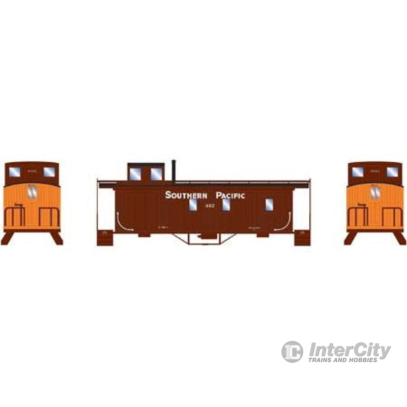 Athearn ATH4462 N 3-Window Wood cabooses SP Wood Side Caboose 412