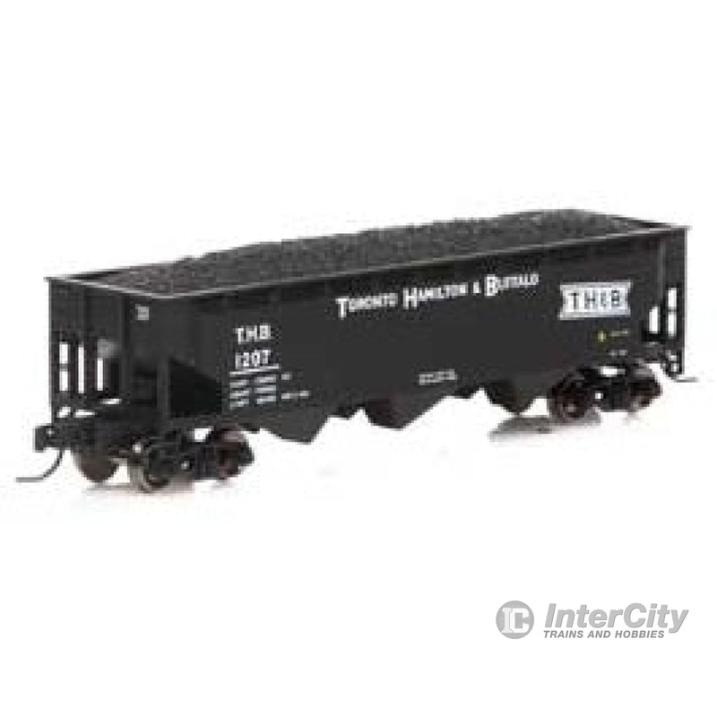Athearn ATH5118 N 3 Bay Hopper 40' 3-Bay Offset Hopper w/Load, TH&B 1207