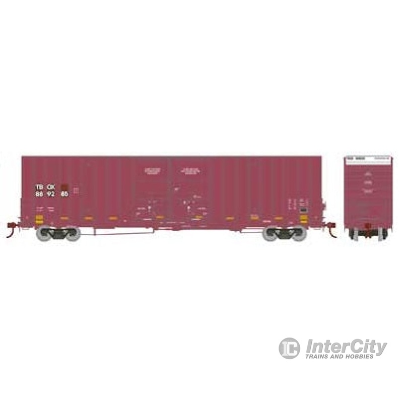 Athearn ATH75124 HO 60 Foot Berwick Double Door Box Car 60' Gunderson DD HC Box,TBOX/TTX/Patched #1 'Grimed' 889285