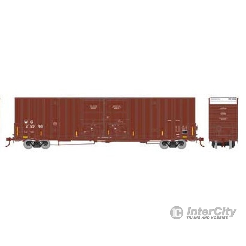 Athearn ATH75148 HO 60 Foot Gunderson Double Door Box Car 60' Gunderson DD Hi-Cube Box, WC 22368