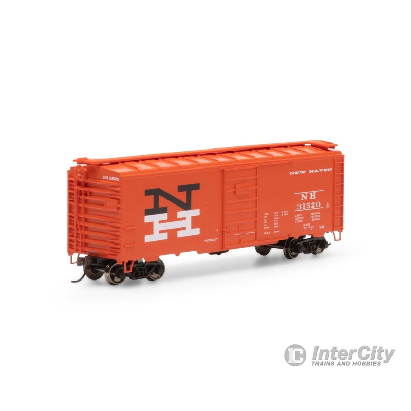 Athearn ATH7627 HO 40 Foot Steel Box Car 40' Superior Door Box, New Haven NH 31520