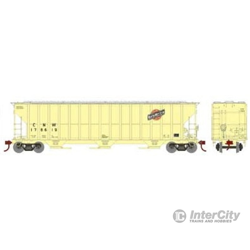 Athearn ATH81508 HO FMC 4700 Covered Hopper FMC 4700 Covered Hopper, C&NW/Faded 178619