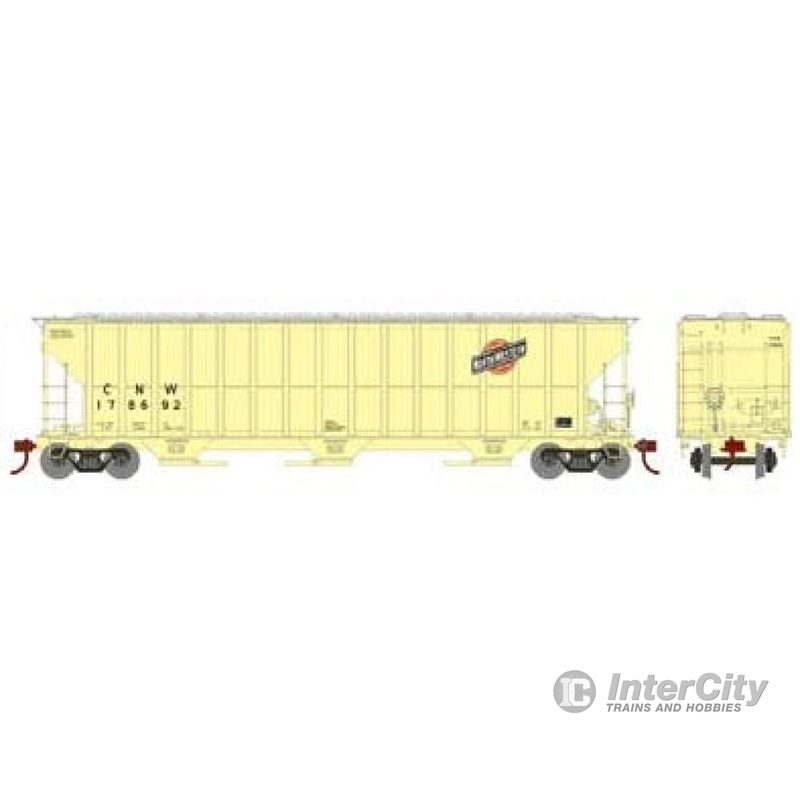 Athearn ATH81750 HO FMC 4700 Covered Hopper FMC 4700 Covered Hopper, C&NW/Faded 178629