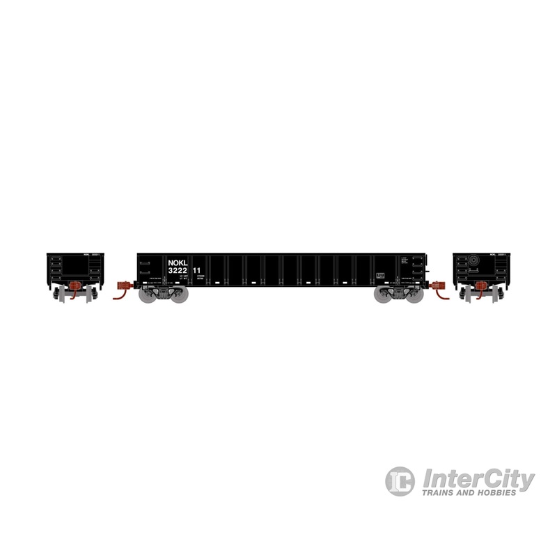 Athearn ATH8385 HO 52' Mill Gondola 52' Mill Gondola, NOKL NOKL 322211