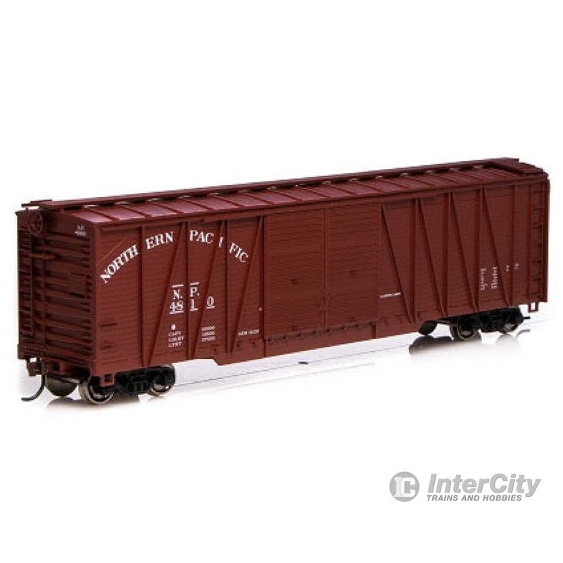 Athearn ATH90074 HO 50 Foot Single Sheathed Box car 50' Single Sheathed Box, Northern Pacific 4810