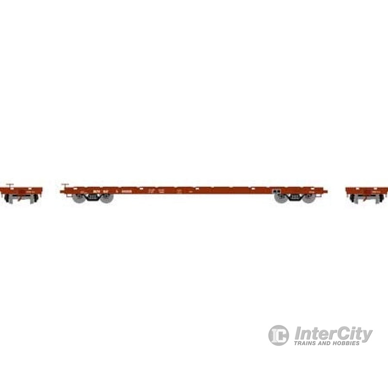 Athearn ATH97081 HO 60 Foot Flat Car 60' Flat Car, BNSF 584908