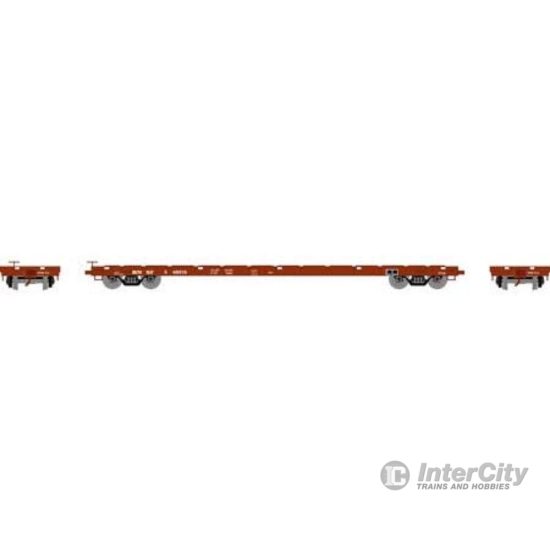 Athearn ATH97082 HO 60 Foot Flat Car 60' Flat Car, BNSF 848916