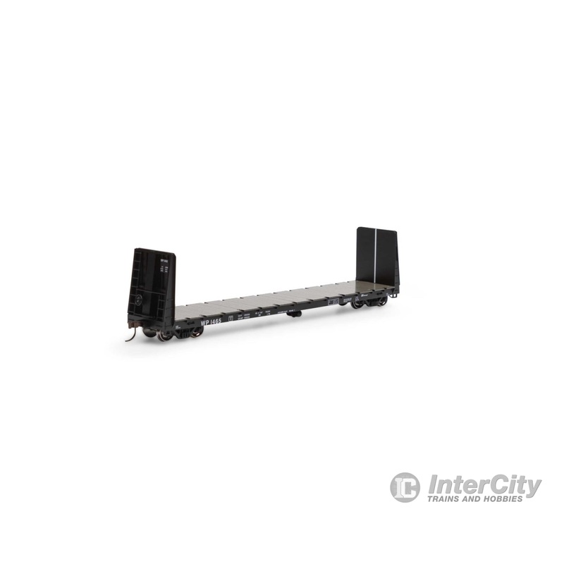Athearn HO ATH17085 Athearn HO RTR 60' Bulkhead Flat WP #1465 ATH17085 HO Rolling Stock
