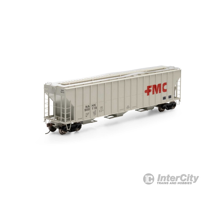 Athearn HO ATH81581 Athearn HO RTR FMC 4700 Covered Hopper NAHX #900118 ATH81581 HO Rolling Stock