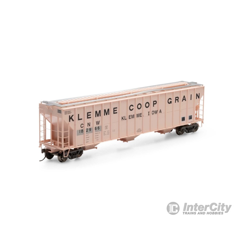 Athearn HO ATH81584 FMC 4700 Covered Hopper C&NW #182966 KLEMME COOP GRAIN