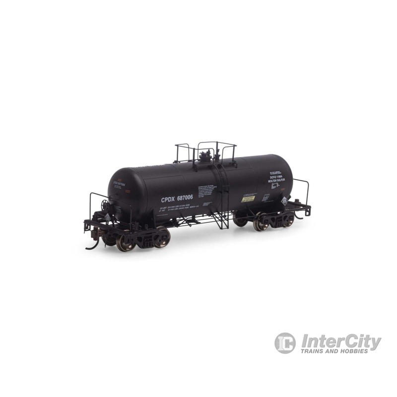 Athearn HO athg25647 HO 13,600-Gallon Acid Tank, Chevron #687006