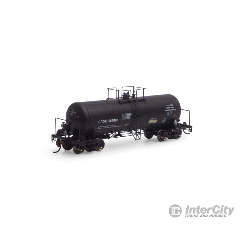 Athearn HO ATHG25648 13,600-Gallon Acid Tank, Chevron # 687880