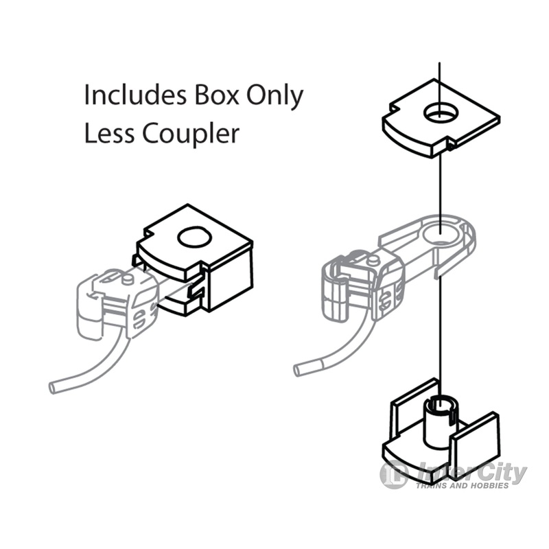 Athearn N ATH16788 Athearn N Coupler Box & Cover (6) ATH16788