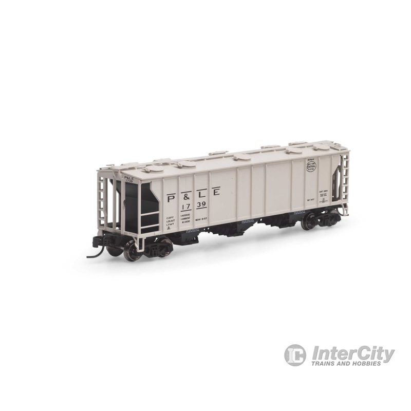 Athearn N ATH28341 Athearn ATH28341 N PS2 2893 3-Bay Covered Hopper, Pittsburgh & Lake Erie #1739