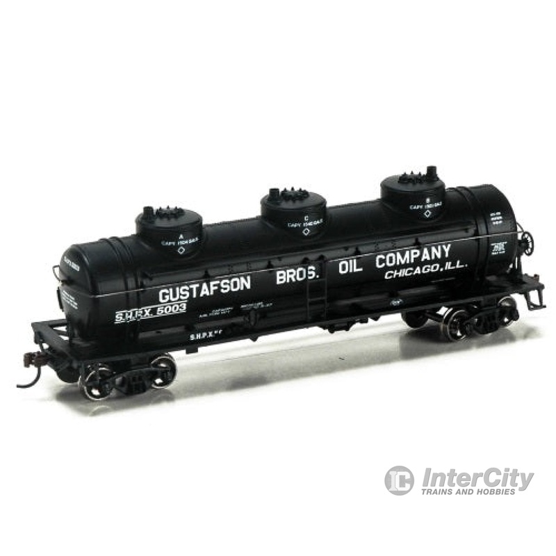 Athearn RND74486 HO 40 Foot Triple Dome Tank Car Gustafson 5003