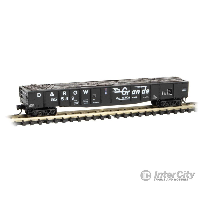 Micro Trains N 10500312 D&RGW Rio Grande 50' Gondola with load Micro-Trains Line MTL#105 00 312 N SCALE