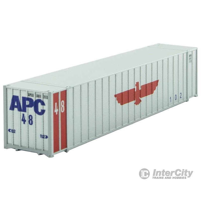 Micro Trains N 46800011 Microtrains N Scale 46800011 APC 48' Rib Side Container Road No 481713