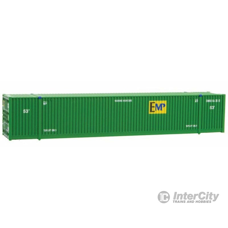 Micro Trains N 46900050 CIMC 53' Corrugated Container - Ready to Run -- EMP #642612 (green, yellow)