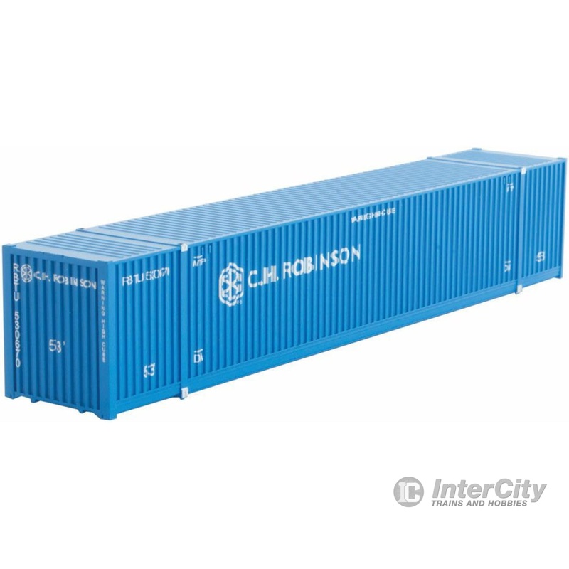 Micro Trains N 46900141 CIMC 53' Corrugated Container - Ready to Run -- C.H. Robinson 530670 (blue, white)