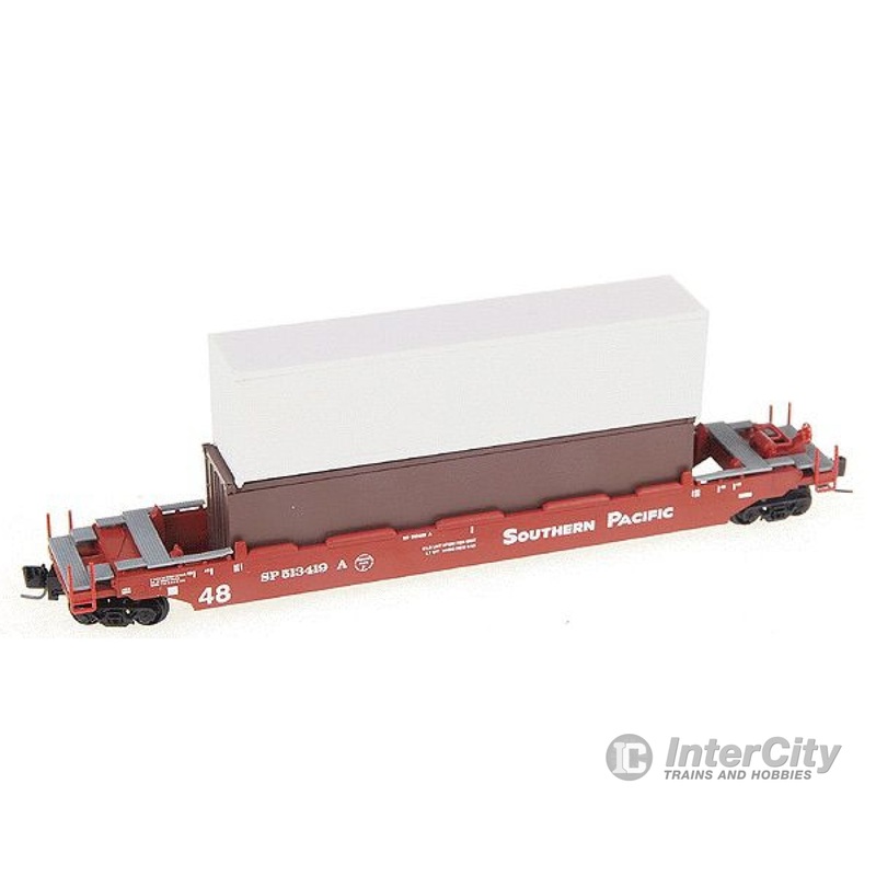 Micro Trains Z 54000040 Gunderson 70' Husky Stack Well Car w/2 Containers - Ready to Run -- southern Pacific