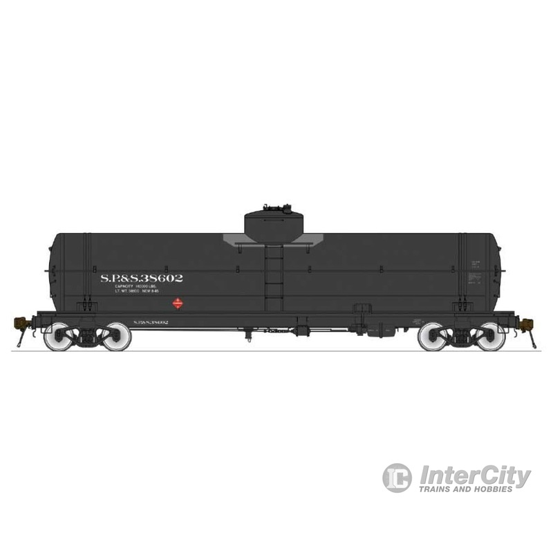 American Limited Models HO 1856 GATC Welded Tank Car - Ready to Run -- Spokane, Portland & Seattle 38615 (As-Delivered, black)