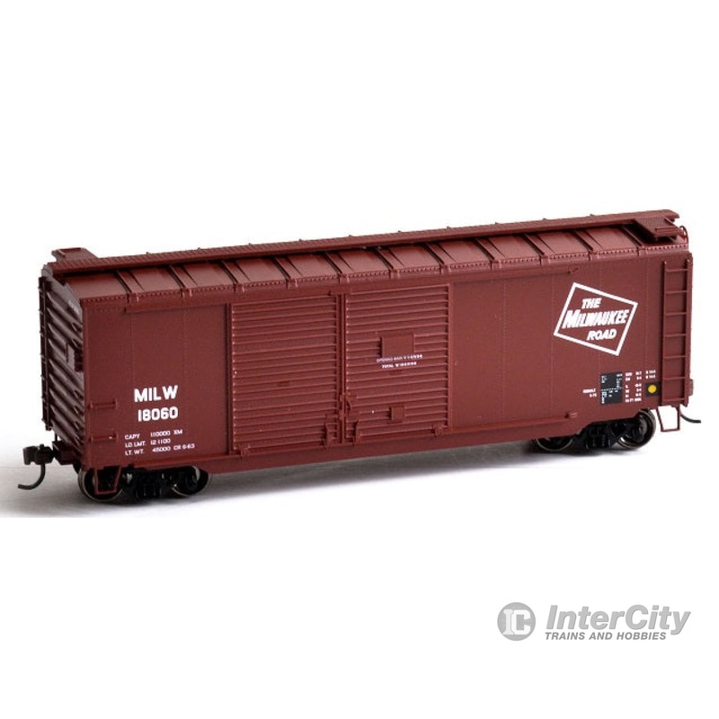 Athearn ATH14736 HO 40 Foot Steel Double Door Box Car Milwaukee Road 18060