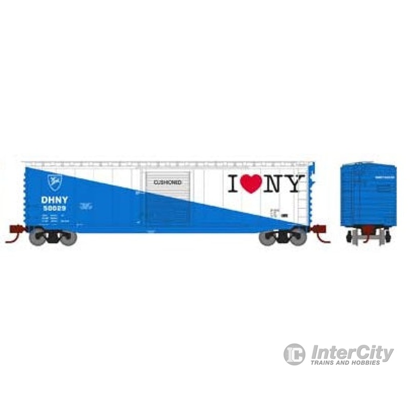 Athearn ATH2364 N 50' PS-1 Box Car N 50' PS-1 Single Door Box, D&H 'I Love New York' D&H 50029