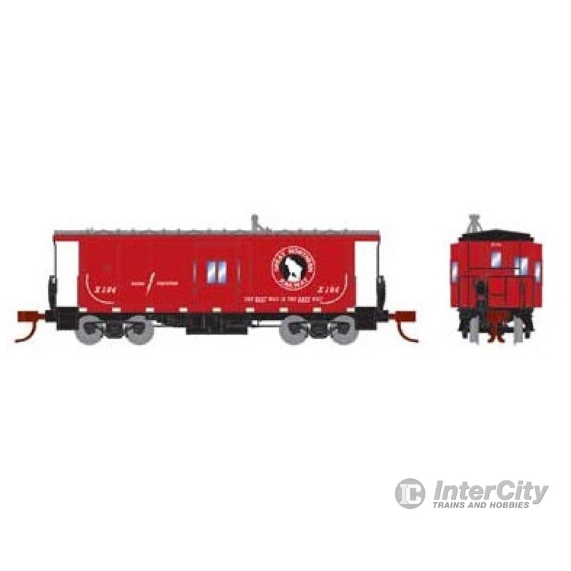 Athearn ATH26713 N Bay WIndow Caboose GN Bay Window X184