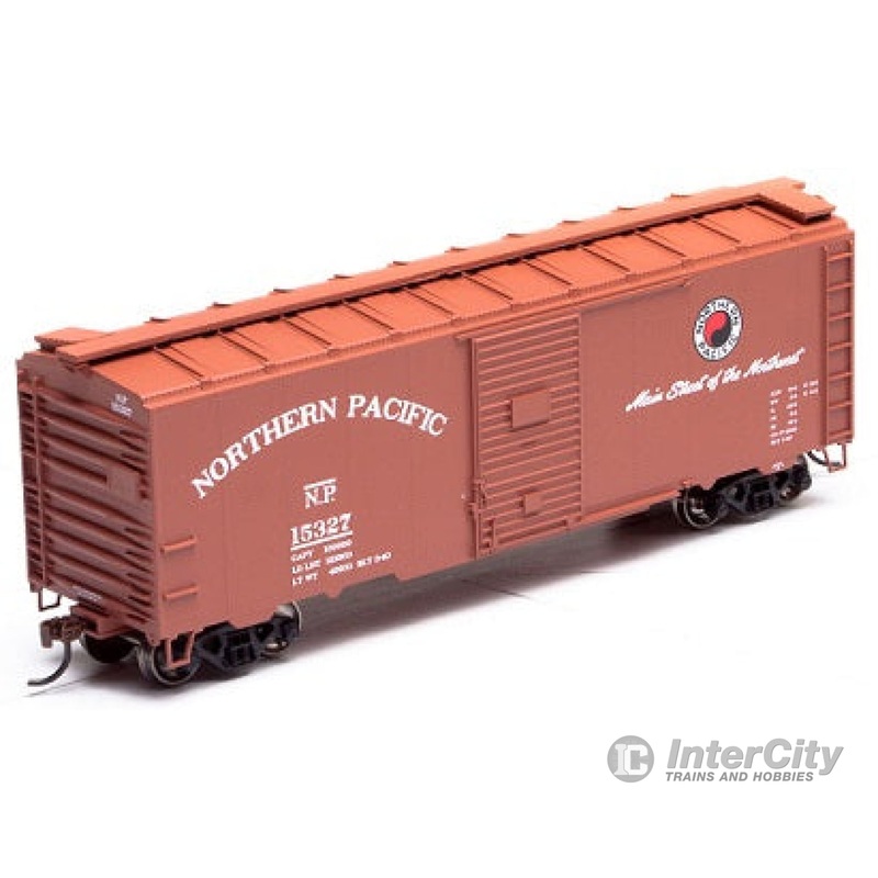Athearn ATH73525 HO 40 Foot Box Car with Youngstown Door Northern Pacific 15327