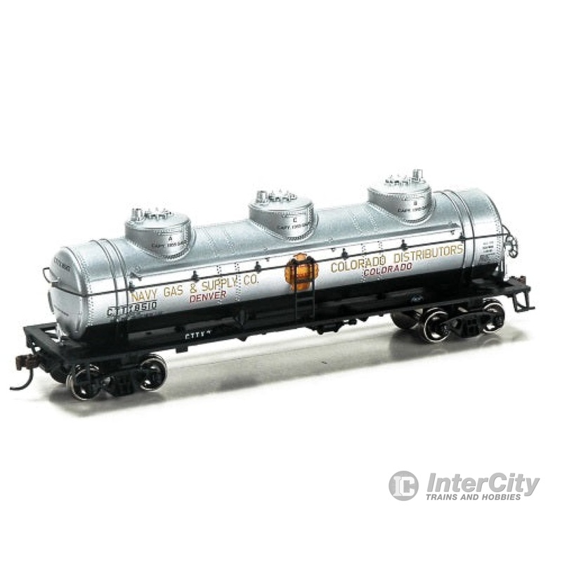 Athearn RND74488 HO Chemical Tank Car Navy Gas & Supply 8510