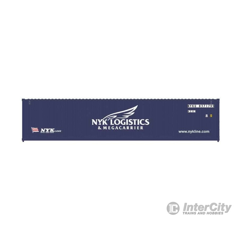 Atlas N 50006824 40' Standard-Height Container 3-Pack - Assembled - Master(R) - NYK Line Set #1 (blue, white)