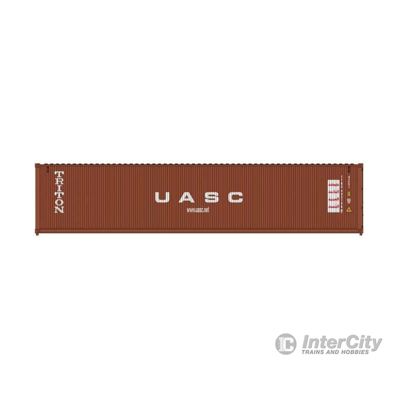 Atlas N 50006828 40' Standard-Height Container 3-Pack - Assembled - Master(R) - Triton/United Arab Shipping Co. UASC Set #1 (brown, white)
