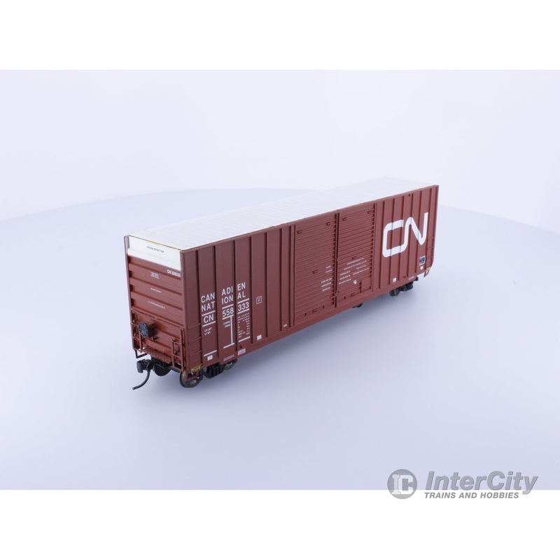 E&C Shops 1107-3 HO 50' Hi Cube Plug Door Boxcar Canadian National (CN) 558333