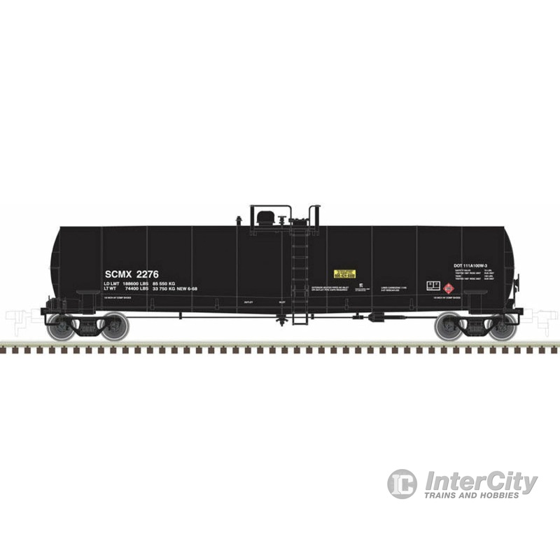 Atlas HO 20005587 ACF 23,500 Gallon Tank Car - Ready to Run -- Shell Chemical #2262 (black)