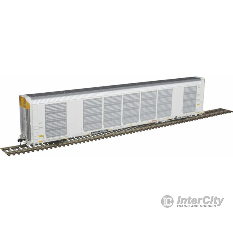 Atlas HO 20006437 Gunderson Multi-Max Enclosed Auto Rack - Ready to Run -- TTX 698177, Rack G471 (white, red Logo)