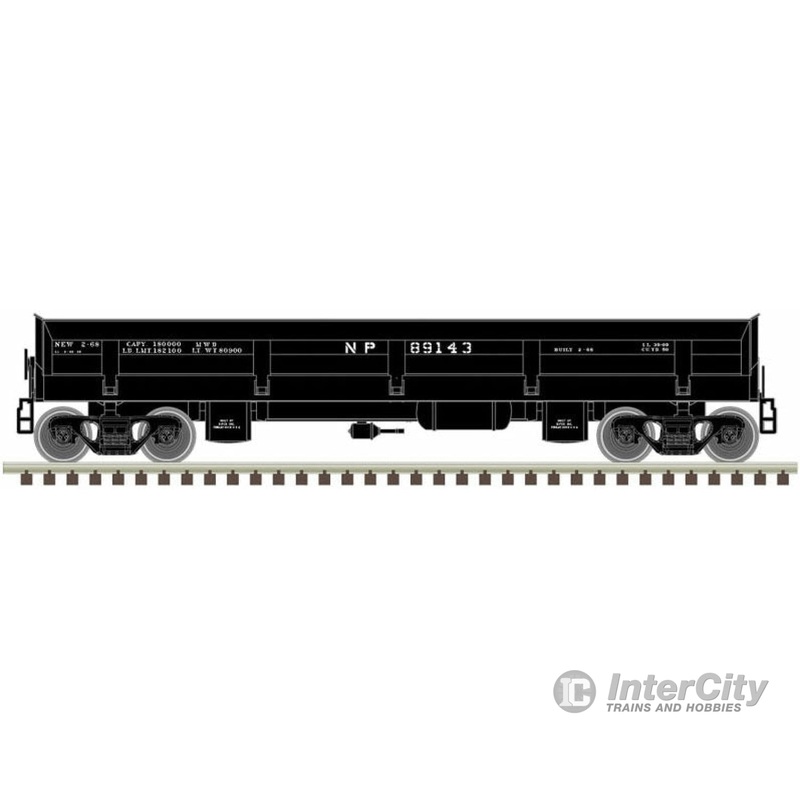 Atlas N 50005276 Difco Side-Dump Car - Ready-to-Run - Master(R) -- Northern Pacific 89134 (black)
