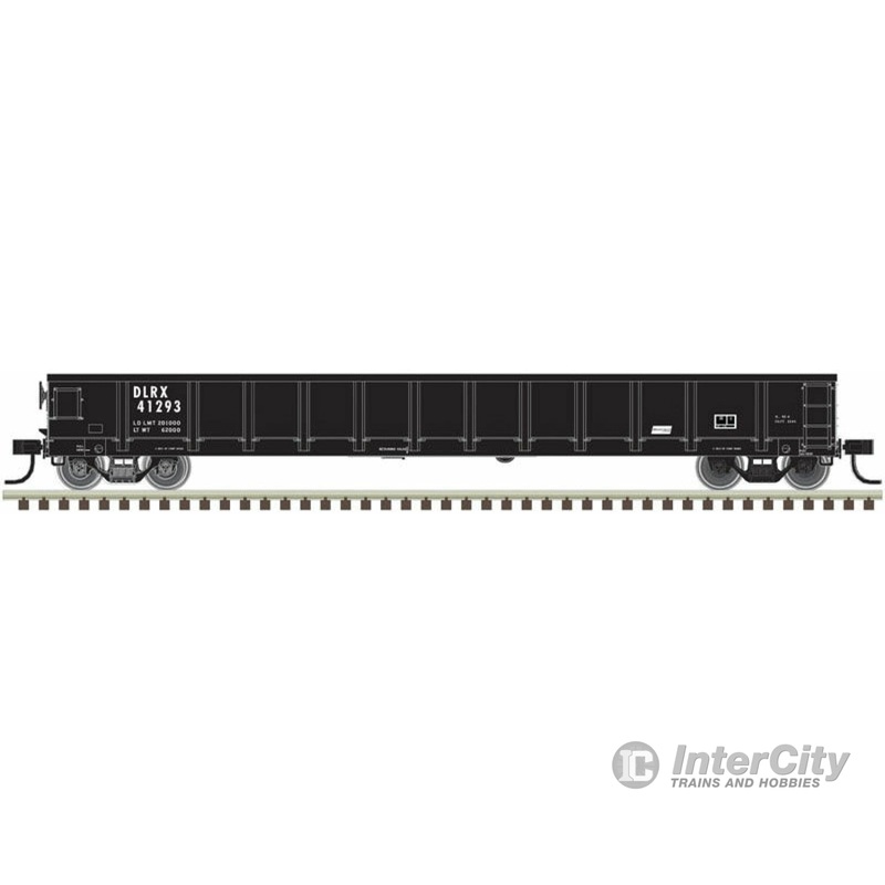 Atlas Trainman HO 20005428 Evans 52' Gondola - Ready to Run -- GE Railcar Services DLRX 41284 (black)