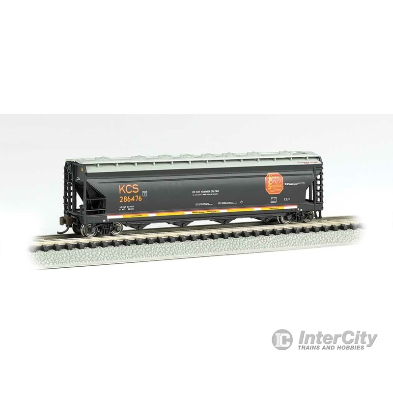 Bachmann 17556 ACF 4-Bay Center-Flow Covered Hopper - Ready to Run -- Kansas City Southern #286476