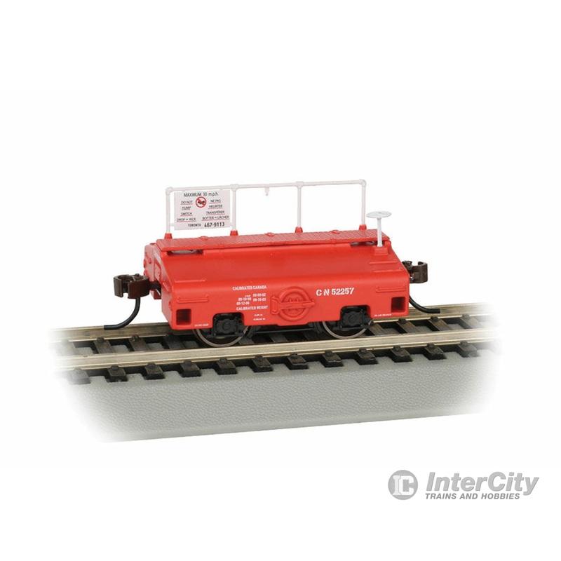 Bachmann 74403 Scale Test Weight Car - Ready to Run -- Canadian National #52257 (red)