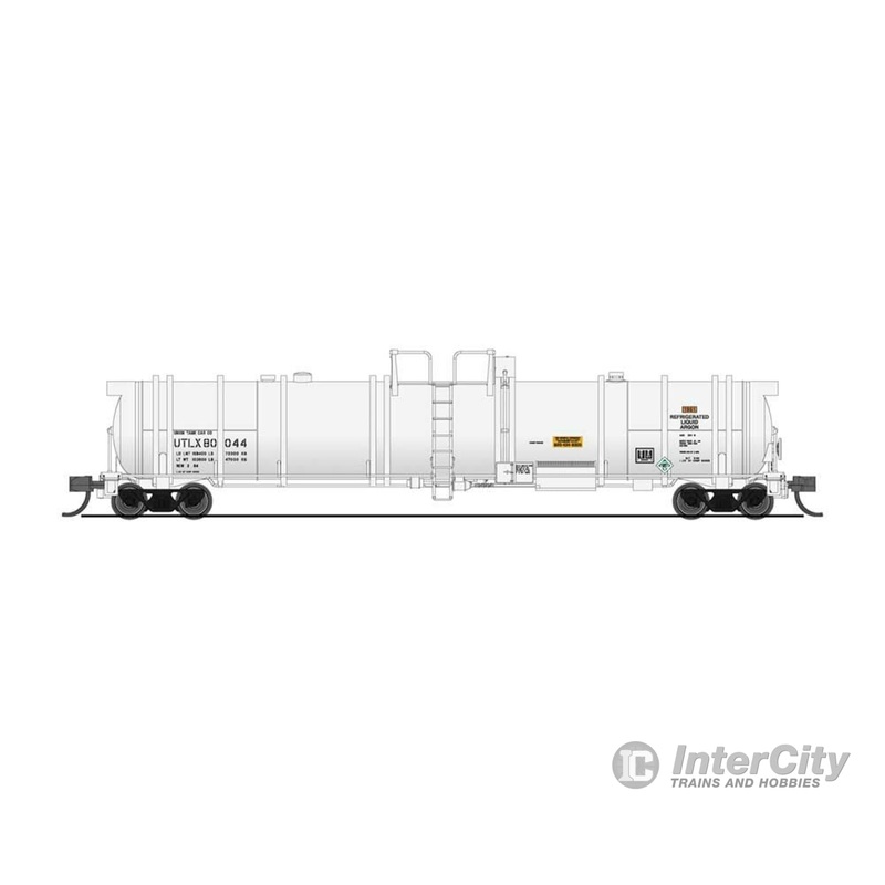 Broadway Limited Imports N 3834 High-Capacity Cryogenic Tank Car - Ready to Run -- UTLX (white)