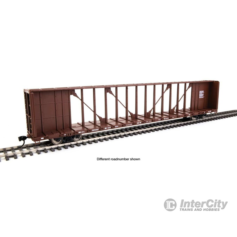Walthers Mainline 50702 72' Centerbeam Flatcar w/Standard Beam - Ready to Run -- BNSF #559528